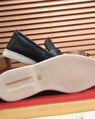 Lora Piana Couple style business loafers cowhide