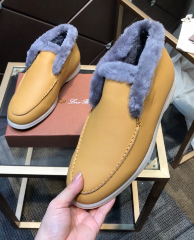 Lora Piana Couples fur one wool high-end atmosphere