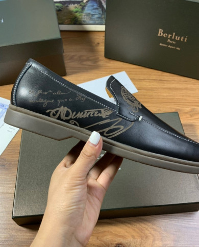 Berluti leather shoes