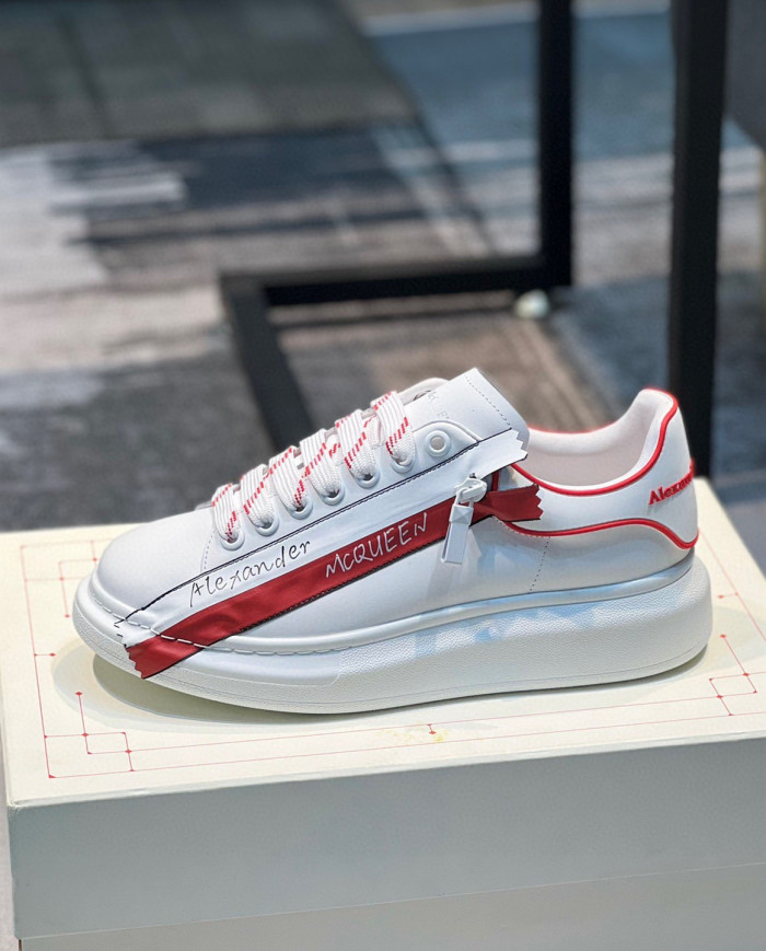 McQueen Versatile Little White Shoes