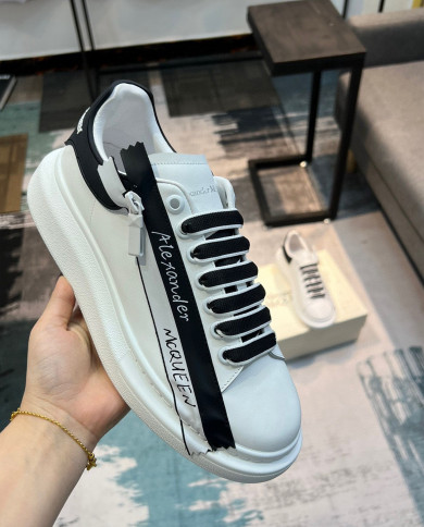 McQueen Versatile Little White Shoes