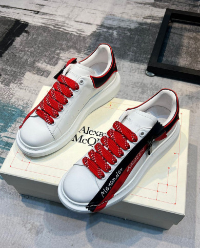 McQueen Versatile Little White Shoes