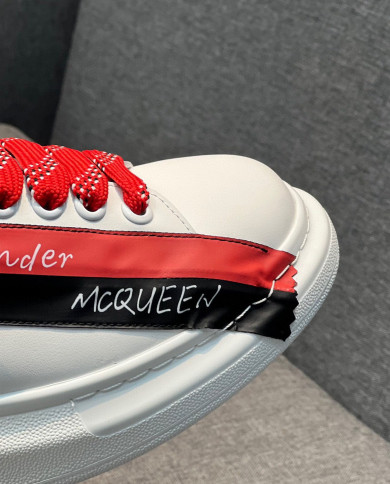 McQueen Versatile Little White Shoes