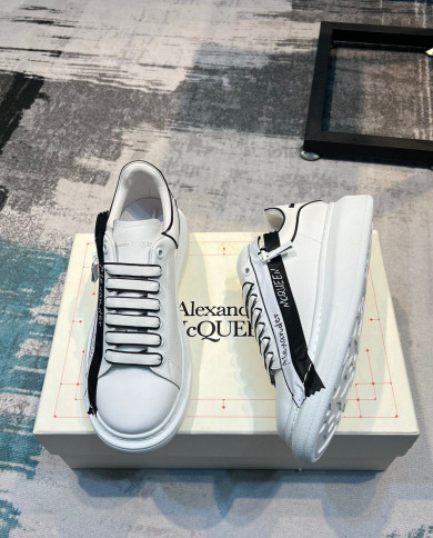 McQueen Versatile Little White Shoes
