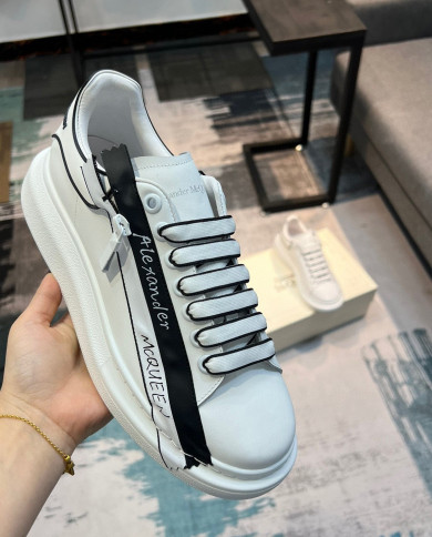 McQueen Versatile Little White Shoes