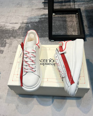 McQueen Versatile Little White Shoes Plush couple style
