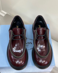 Prada loafers with thick soles-lovers' models