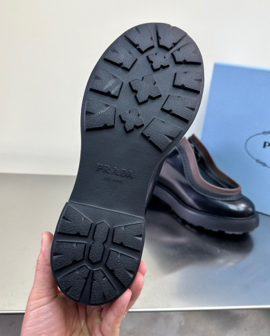 Prada loafers with thick soles-lovers' models