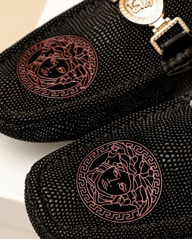 Versace bean shoes