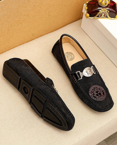Versace bean shoes
