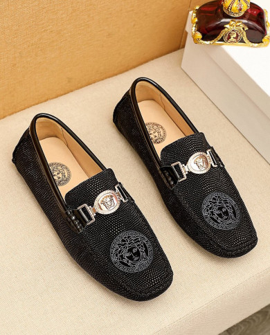 Versace bean shoes