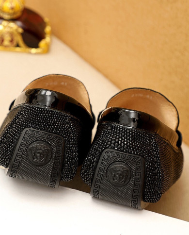Versace bean shoes