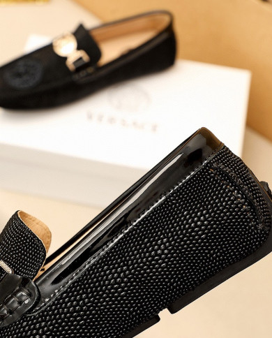 Versace bean shoes