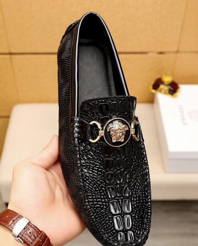 Versace bean shoes