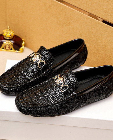 Versace bean shoes