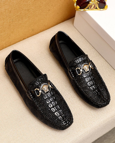 Versace bean shoes