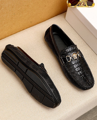 Versace bean shoes