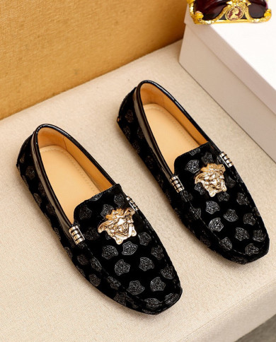 Versace bean shoes