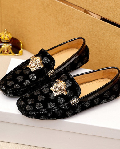 Versace bean shoes