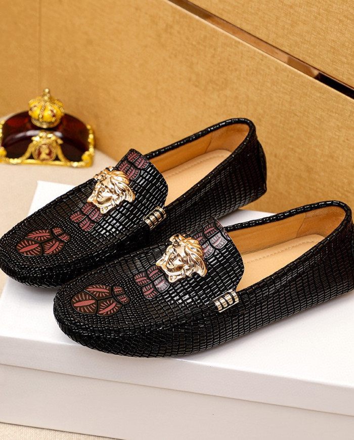 Versace bean shoes