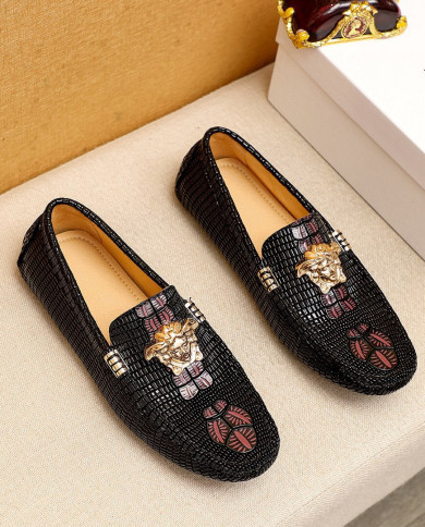 Versace bean shoes