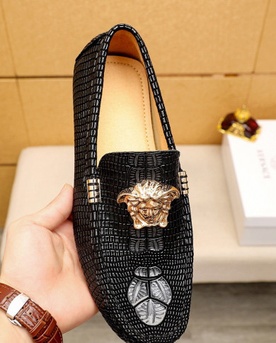 Versace bean shoes