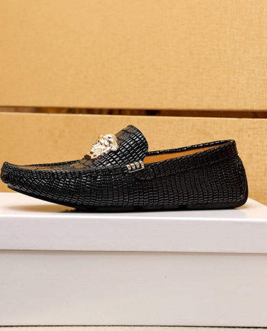 Versace bean shoes