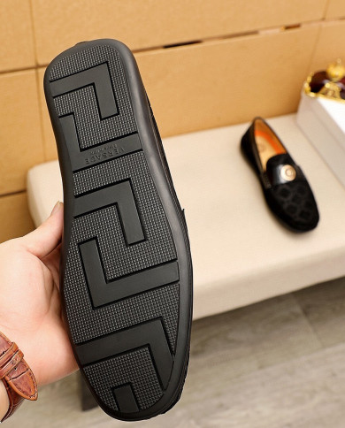 Versace bean shoes