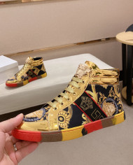 Versace high cut boots