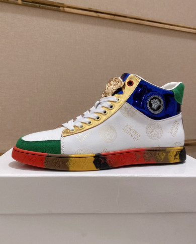 Versace high cut boots