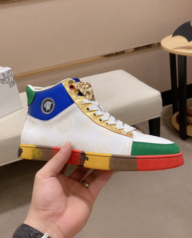 Versace high cut boots