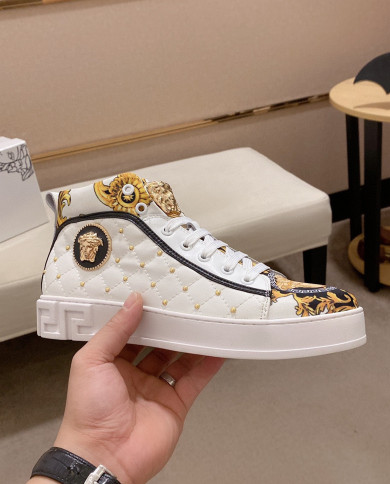 Versace high cut boots