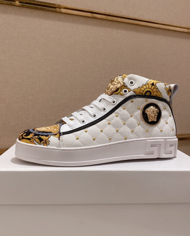 Versace high cut boots