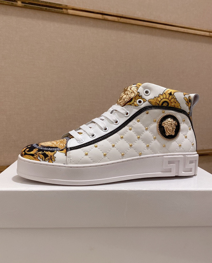 Versace high cut boots