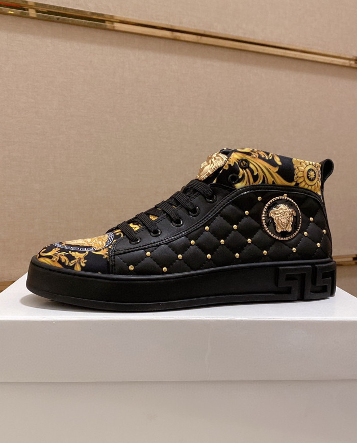 Versace high cut boots