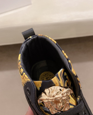 Versace high cut boots