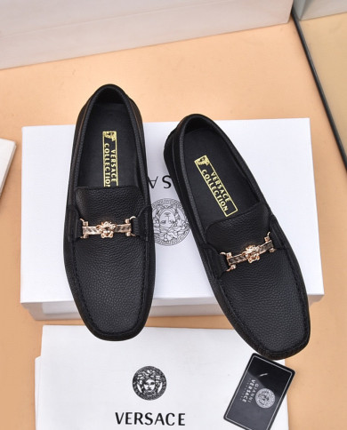 Versace bean shoes