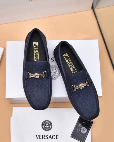 Versace bean shoes