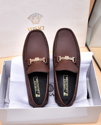 Versace bean shoes