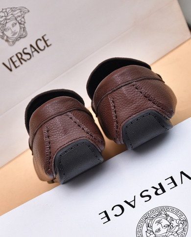 Versace bean shoes