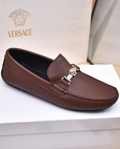 Versace bean shoes