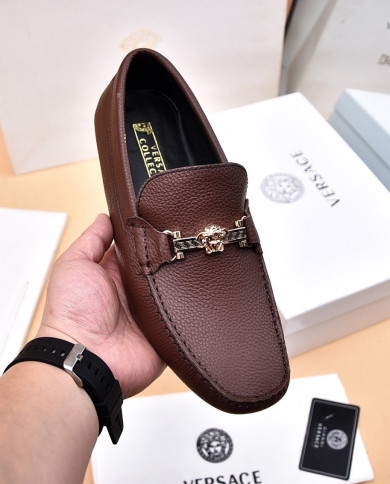 Versace bean shoes