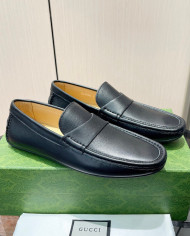 Gucci bean shoes leather shoes