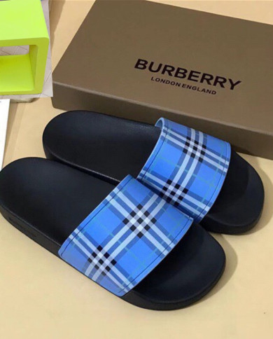Burberry   couple style Slippers