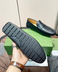 Gucci bean shoes leather shoes