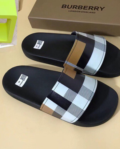 Burberry   couple style Slippers