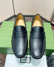 Gucci bean shoes leather shoes
