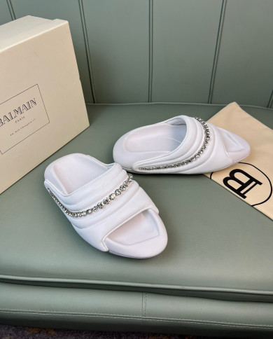 Balmain  couple style  Slippers