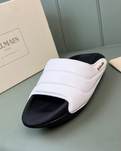 Balmain  couple style  Slippers