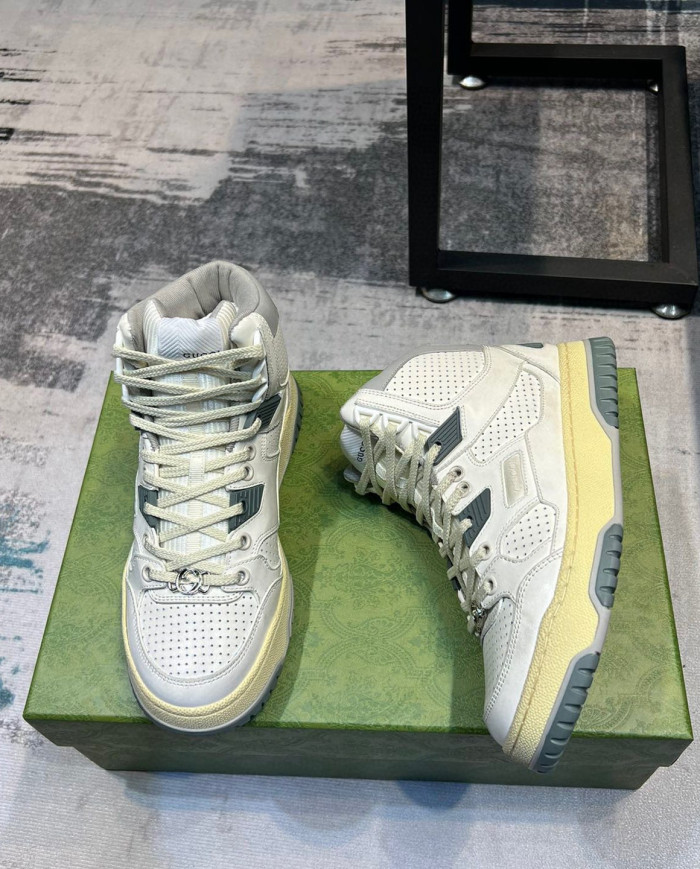 Gucci high and low top couple sports shoes